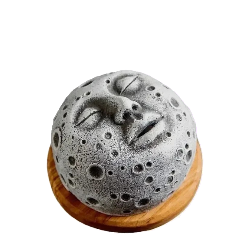 Bruciatore di incenso Faccia Luna zen