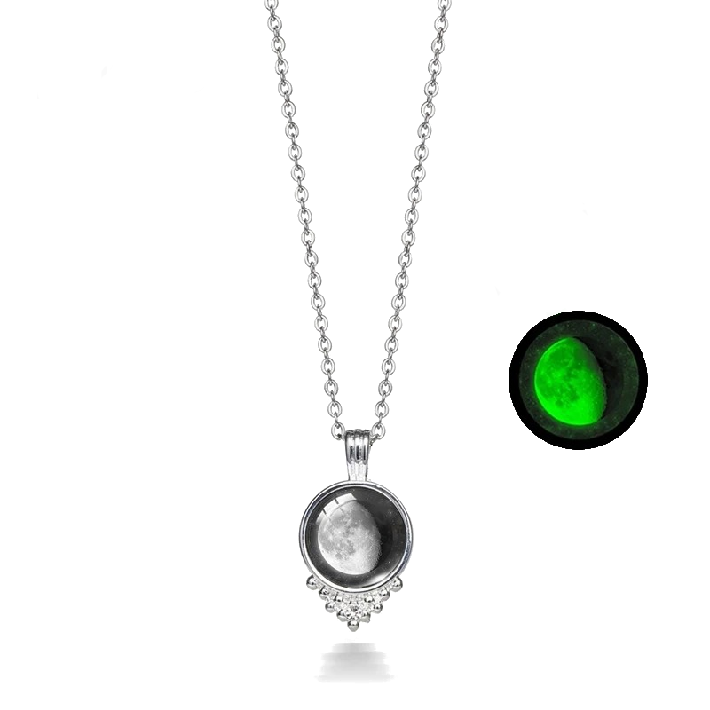 Collana Glowing in the dark Luna Calante