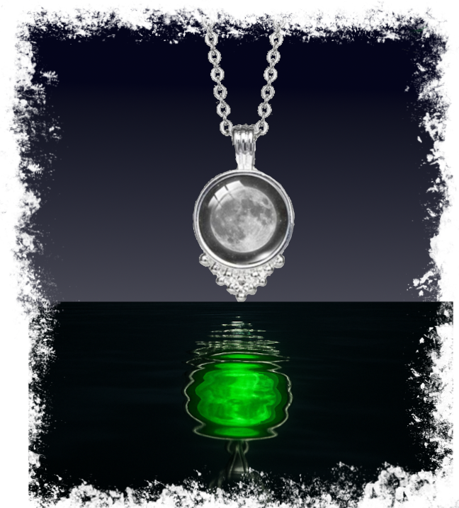 Collana Glowing in the dark Luna Nuova