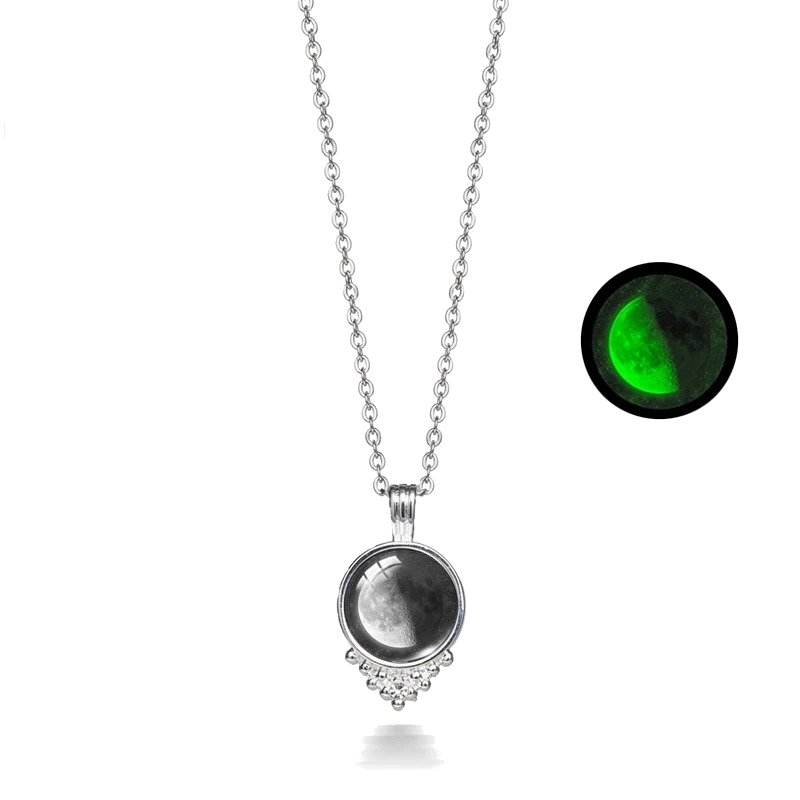 Collana Glowing in the dark Ultimo Quarto di Luna